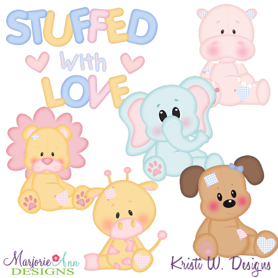 Stuffed With Love SVG Cutting Files Includes Clipart - Click Image to Close